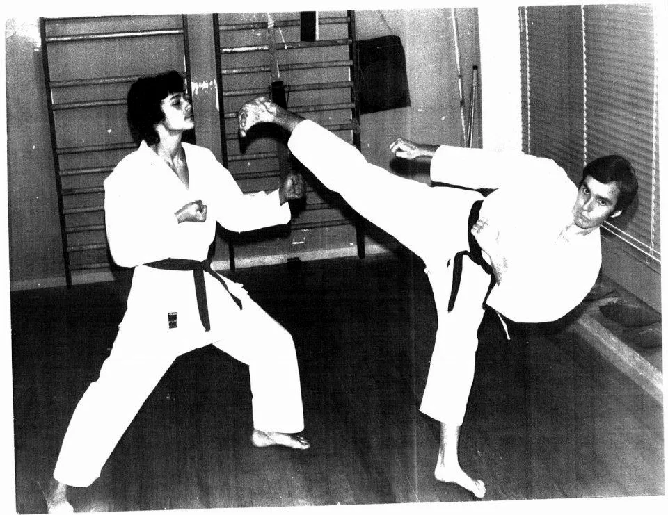 Entraînement de karaté, années 1970